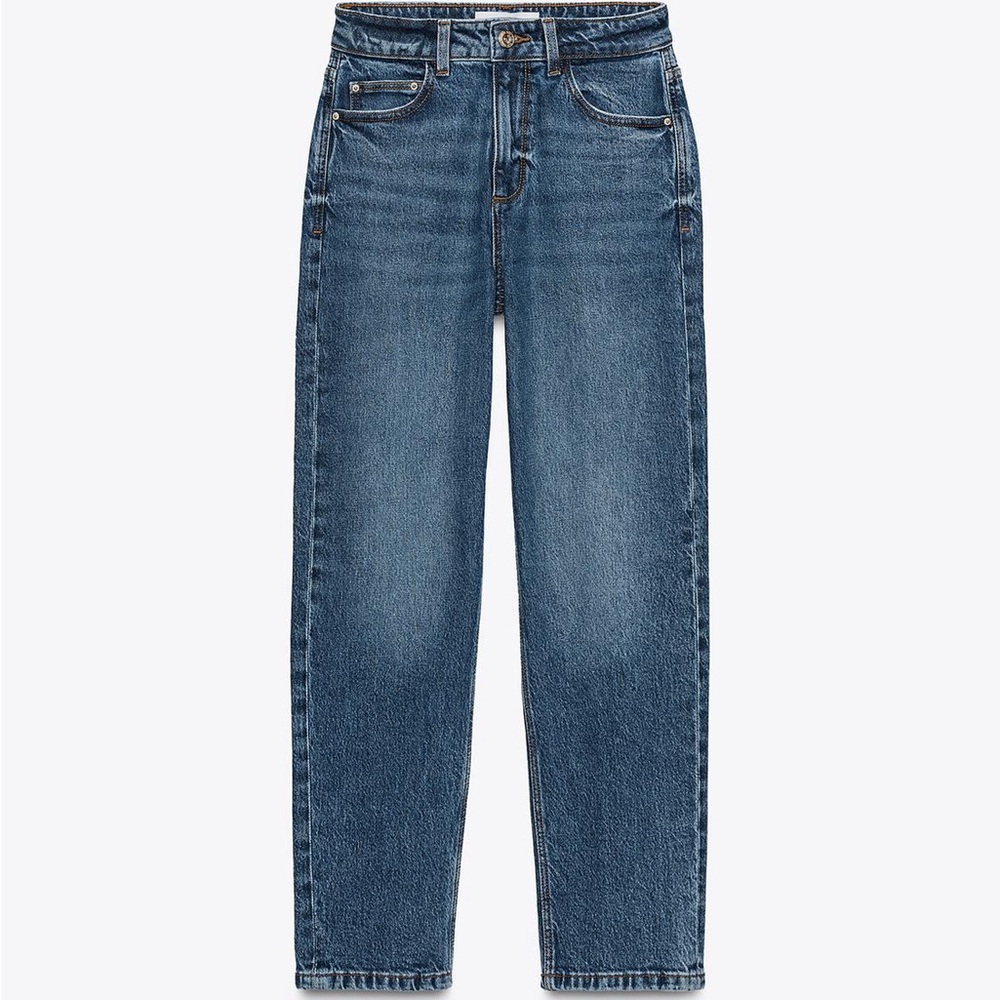 Zara HIGH WAIST - SLIM MOM LEG - ANKLE LENGTH - COMFORT
